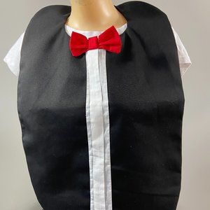 Adult Bib Tuxedo New Unisex NWOT